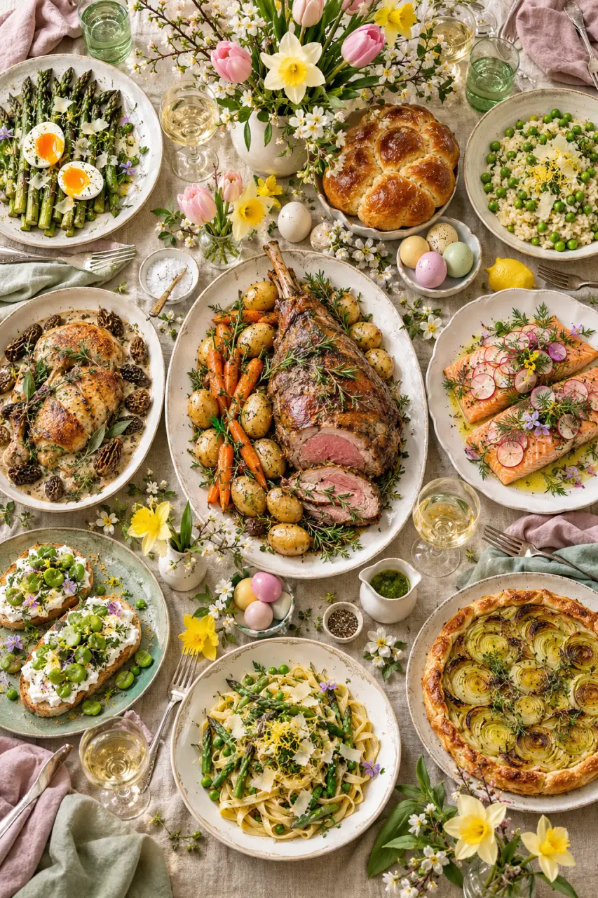 7 dîners d’avril et un menu de Pâques pour cuisiner au rythme du printemps