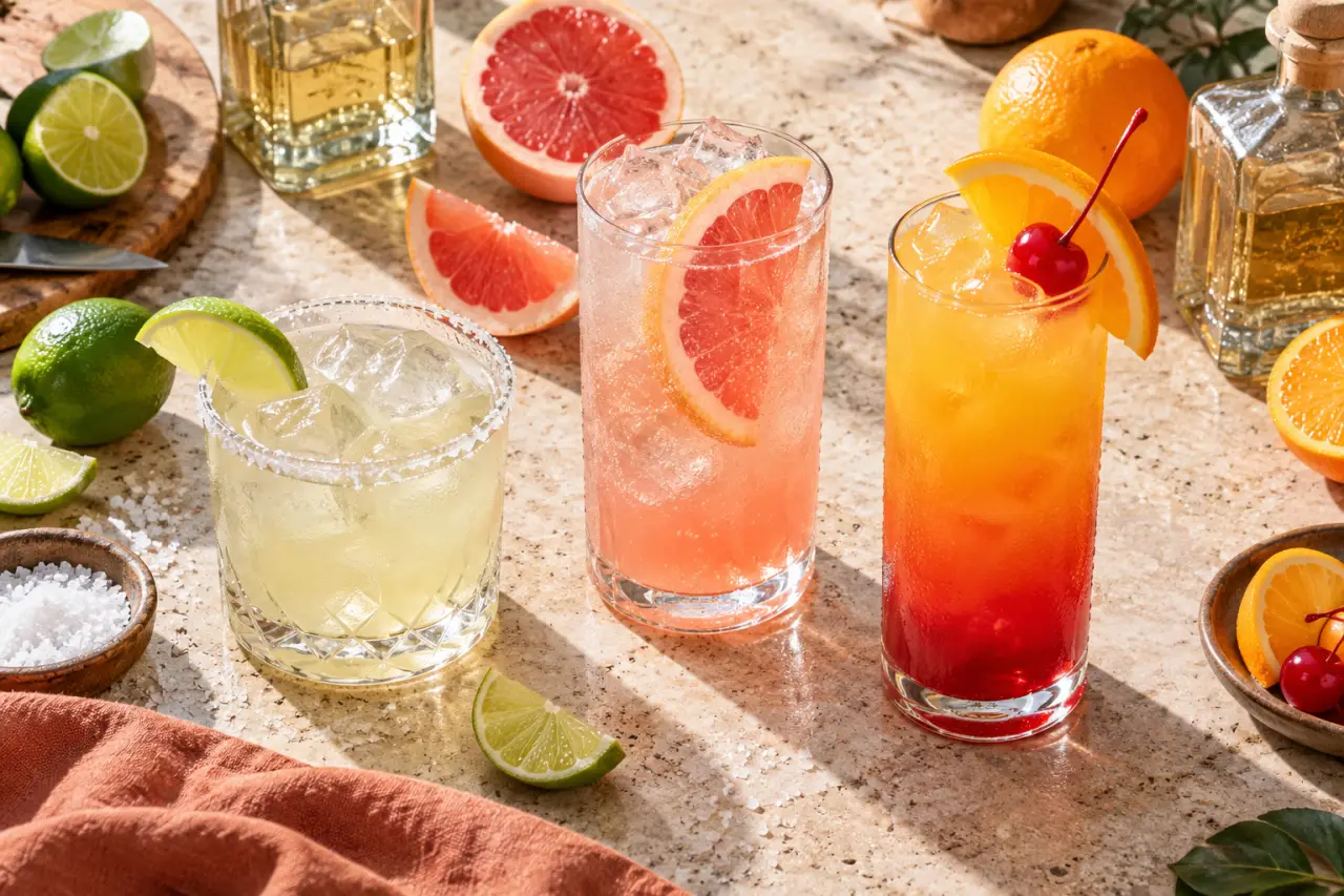 Quel cocktail à base de tequila choisir ? Margarita acidulée, Paloma pétillante ou Sunrise fruité