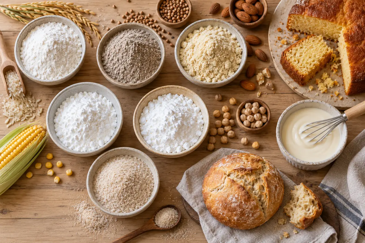 Quelle farine sans gluten choisir pour des gâteaux moelleux, du pain et des sauces réussies ?