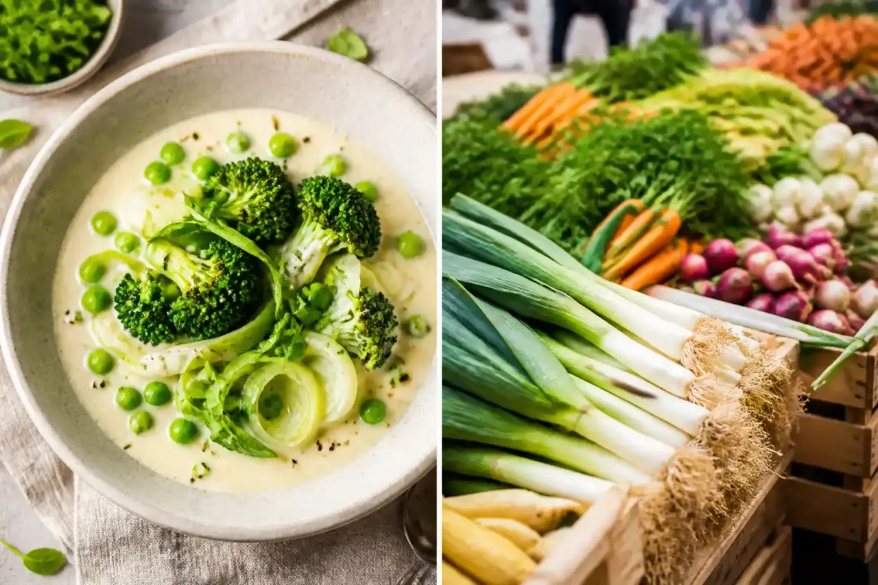 Cuisine saisonnière du marché d’hiver au printemps