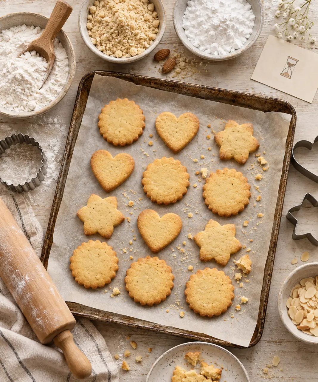 Biscuits sans gluten : 30 minutes de repos pour des sablés qui gardent leur tenue