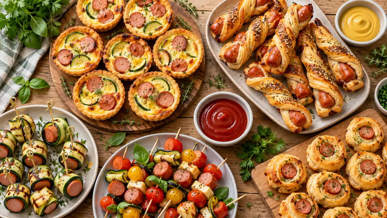 Que faire avec des knackis ? Quiche, feuilletés, courgettes et idées d'apéro qui changent du hot-dog