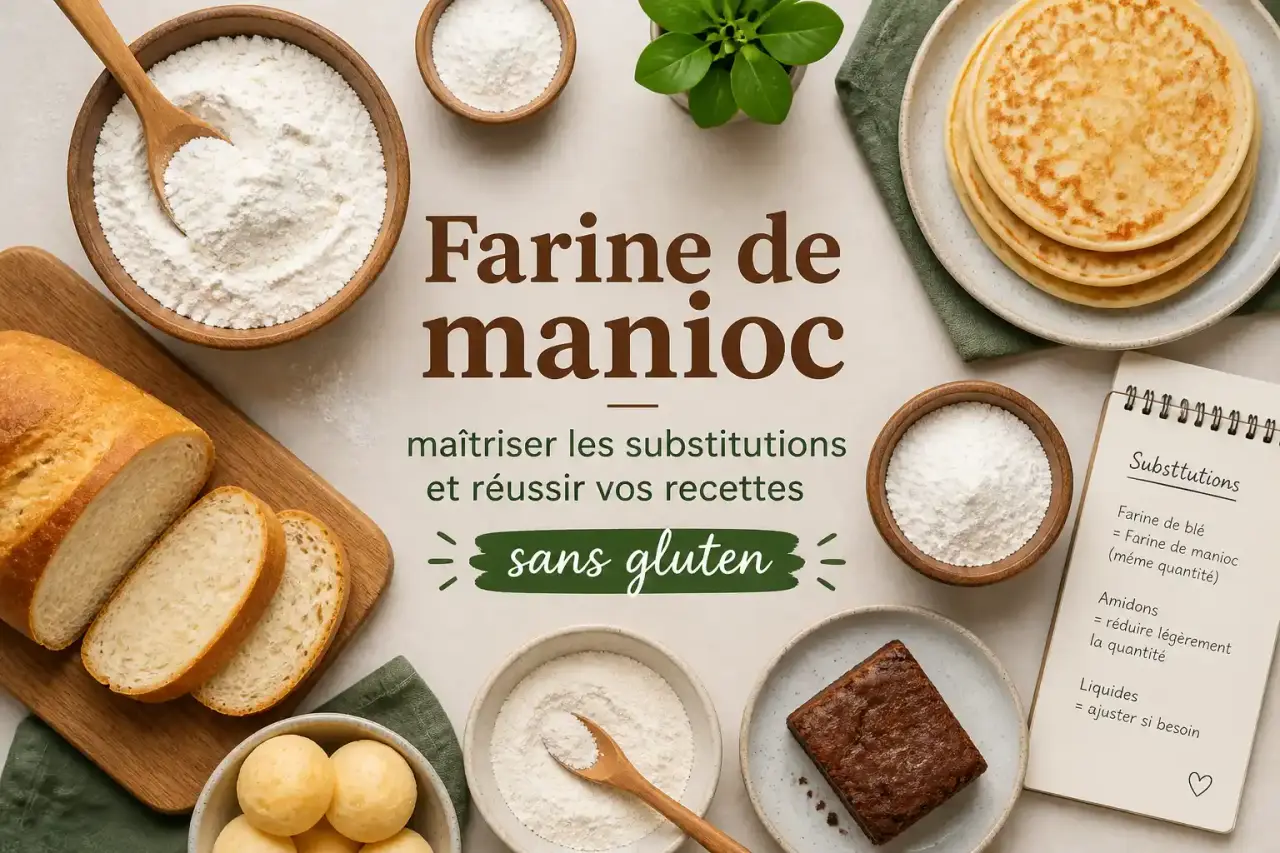 Farine de manioc : maîtriser les substitutions et réussir vos recettes sans gluten