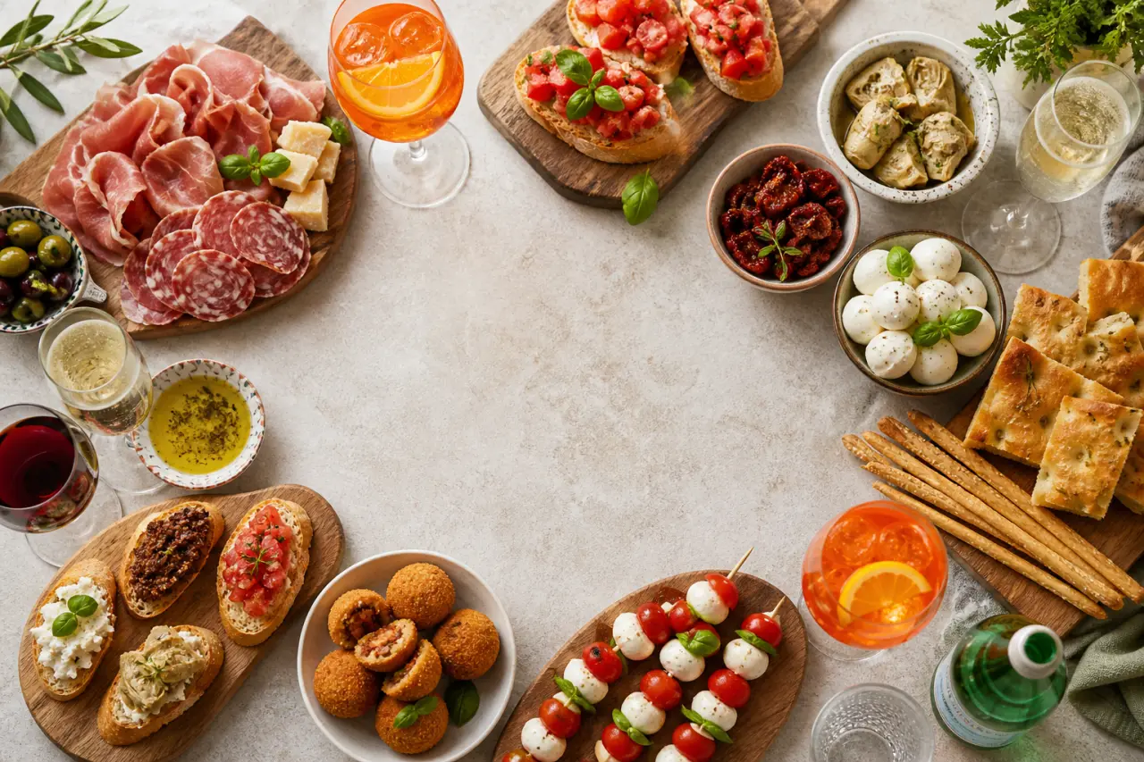 Apéro à l’italienne : quels antipasti, quelles bouchées et quelles boissons servir ?