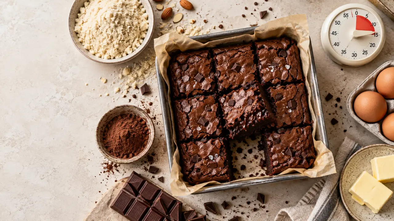 Brownies sans gluten moelleux : la farine qui change tout, et les 15 minutes à ne pas dépasser