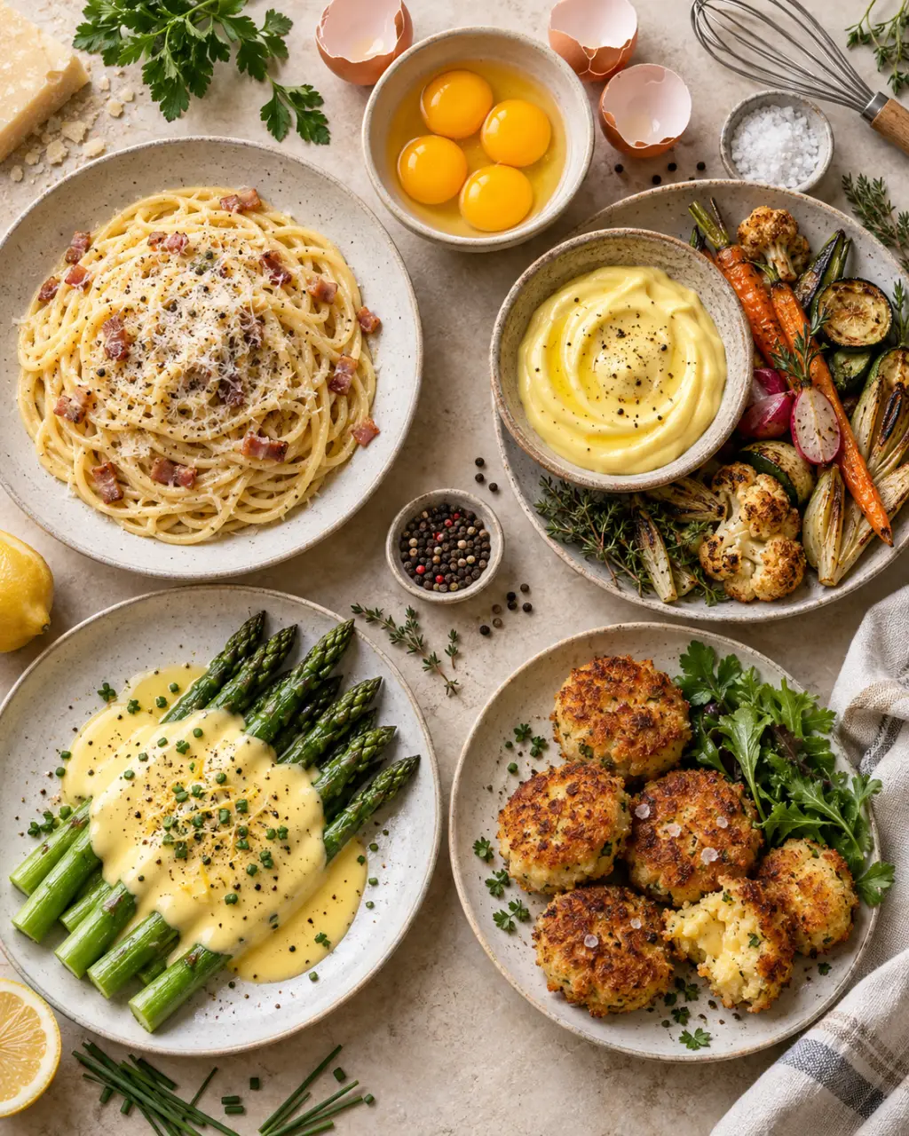Que faire avec 3 à 5 jaunes d’œufs ? 4 recettes salées anti-gaspillage